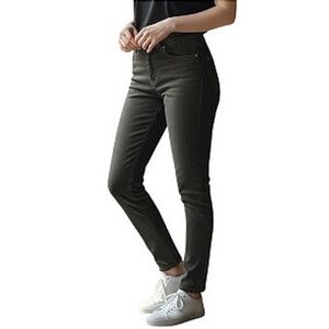 Athleta Frontier Jeans Black Straight Leg Gorpcore Hiking Performance Pants - 10